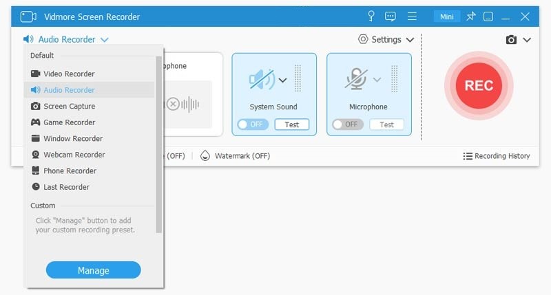 Vidmore Screen Recorder